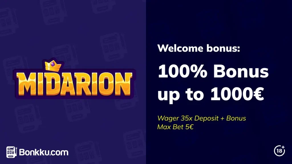 Midarion Casino Welcome Bonus
